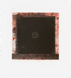 Artist: Hickey, Dale. | Title: Focus on the gravel | Date: 1993 | Technique: lithograph, printed in black and red ink, from two stones