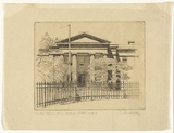 Artist: Britton, Fred. | Title: Old Supreme Court, Adelaide. | Date: c.1925