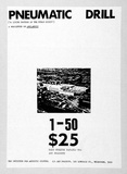 Artist: Nixon, John. | Title: Pneumatic drill 1-50 | Date: 1983 | Technique: photocopy