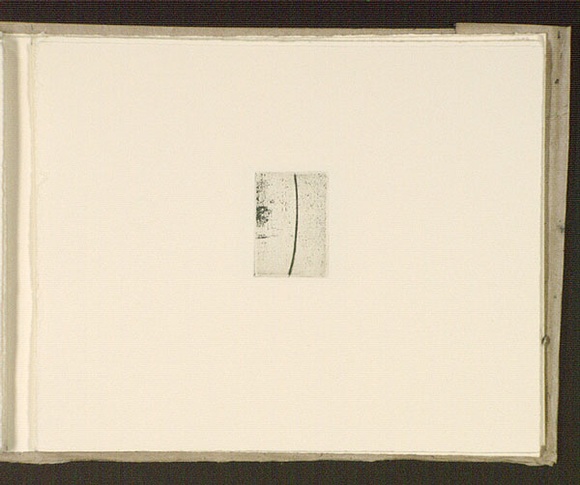 Artist: b'Mann, Gillian.' | Title: b'(Abstract lines).' | Date: 1981 | Technique: b'etching, printed in black ink, from one plate' Artist: b'Mann, Gillian.' | Title: b'(Abstract lines).' | Date: 1981 | Technique: b'etching, printed in black ink, from one plate'