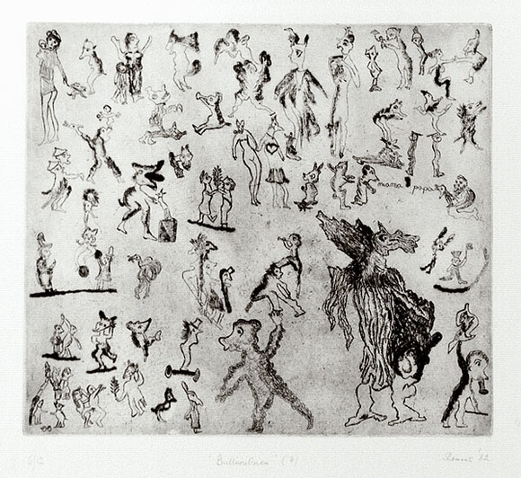 Artist: b'Shearer, Mitzi.' | Title: b'Bulliwutzies (4)' | Date: 1982