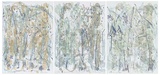 Artist: MEYER, Bill | Title: Holcombe Forest triptych (HF I, II, III). | Date: 1988 | Technique: screenprint | Copyright: © Bill Meyer