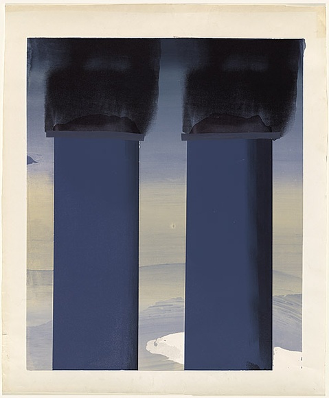 Title: Two structures [variation] | Date: 1969 | Technique: screenprint, printed in colour, from multiple stencils
