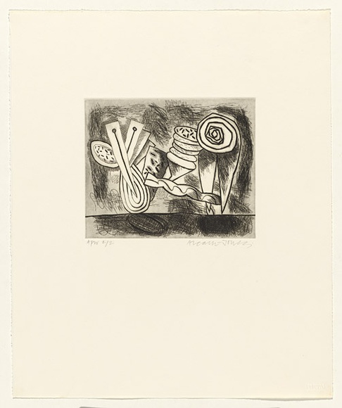 Artist: b'LEACH-JONES, Alun' | Title: b'The Welsh suite (#4)' | Date: October 1991 | Technique: b'etching, printed in black ink, from one plate' | Copyright: b'Courtesy of the artist' Artist: b'LEACH-JONES, Alun' | Title: b'The Welsh suite (#4)' | Date: October 1991 | Technique: b'etching, printed in black ink, from one plate' | Copyright: b'Courtesy of the artist'