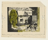 Title: House | Date: c.1958 | Technique: lithograph, printed in colour, from two plates