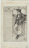 Artist: LINDSAY, Lionel | Title: A ballad of buccaneering. | Date: 1898 | Technique: etching and aquatint, printed in black ink, from one plate | Copyright: Courtesy of the National Library of Australia
