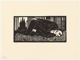 Artist: Counihan, Noel. | Title: (City) | Date: 1978 | Technique: linocut, printed in black ink, from one block