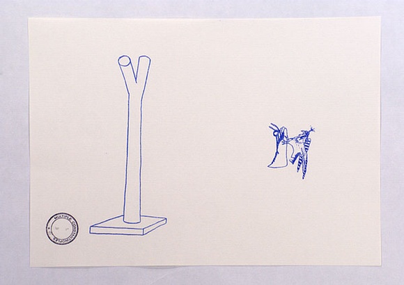 Artist: b'Holland, Steven.' | Title: b'not titled.' | Date: 1995 | Technique: b'spirit-duplicator'