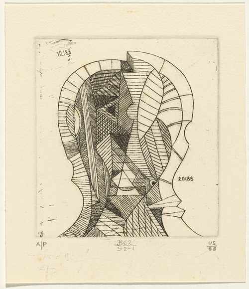 Artist: b'SELLBACH, Udo' | Title: b'not titled' | Date: 1960-80 | Technique: b'etching'