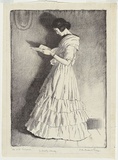 Artist: Grey, F. Millward. | Title: An old romance | Date: 1925 | Technique: lithograph, printed in black ink, from one stone