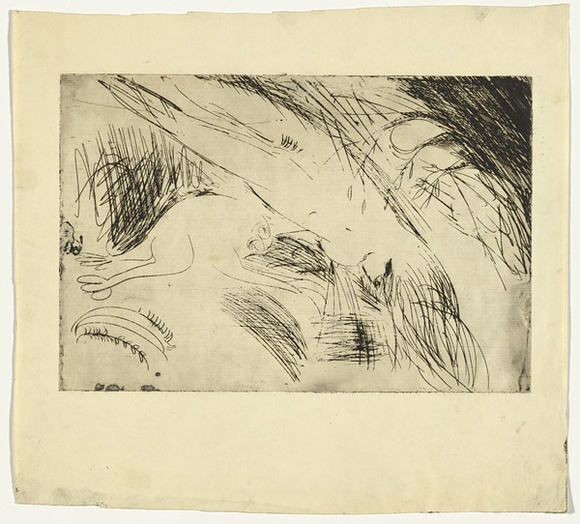 Artist: b'BOYD, Arthur' | Title: b'Diving nude and frog.' | Date: 1960-70 | Technique: b'etching, printed in black ink, from one plate' | Copyright: b'Reproduced with permission of Bundanon Trust' Artist: b'BOYD, Arthur' | Title: b'Diving nude and frog.' | Date: 1960-70 | Technique: b'etching, printed in black ink, from one plate' | Copyright: b'Reproduced with permission of Bundanon Trust'