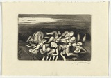 Artist: SELLBACH, Udo | Title: (Bodies) | Date: 1966 | Technique: etching and aquatint printed in black ink, from one plate