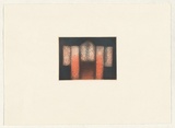 Artist: b'Perrow, Deborah.' | Title: b'Kimono' | Date: 09 November 1988 | Technique: b'etching and aquatint, printed in colour, from multiple plates'