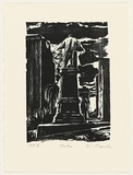 Artist: AMOR, Rick | Title: Statue. | Date: 1992 | Technique: woodcut, printed in black ink, from one block