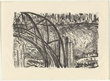 Artist: Boag, Yvonne. | Title: Sydney | Date: 1986 | Technique: lithograph, printed in black ink, from one stone | Copyright: © Yvonne Boag