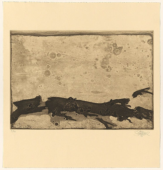 Artist: b'SCHMEISSER, Jorg' | Title: b'Dead tree' | Date: 1978 | Technique: b'softground, aquatint and etching, printed in brown ink, from one plate' | Copyright: b'\xc2\xa9 J\xc3\xb6rg Schmeisser' Artist: b'SCHMEISSER, Jorg' | Title: b'Dead tree' | Date: 1978 | Technique: b'softground, aquatint and etching, printed in brown ink, from one plate' | Copyright: b'\xc2\xa9 J\xc3\xb6rg Schmeisser'