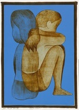 Artist: Blackman, Charles. | Title: Sea air II | Date: 1966 | Technique: lithograph, printed in colour, from multiple plates