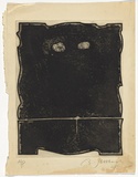 Artist: b'SELLBACH, Udo' | Title: b'(Eyes)' | Date: 1967 | Technique: b'etching and aquatint, printed in black ink, from one plate with plate-tone'