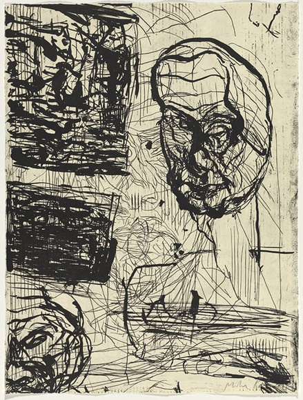 Artist: b'PARR, Mike' | Title: b'not titled.' | Date: 1995 | Technique: b'lithograph, printed in black ink, from two stones'