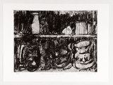 Artist: Sussex, Marian. | Title: Cezanne's pantry shelf. | Date: 1988 | Technique: etching, printed in black ink, from one plate