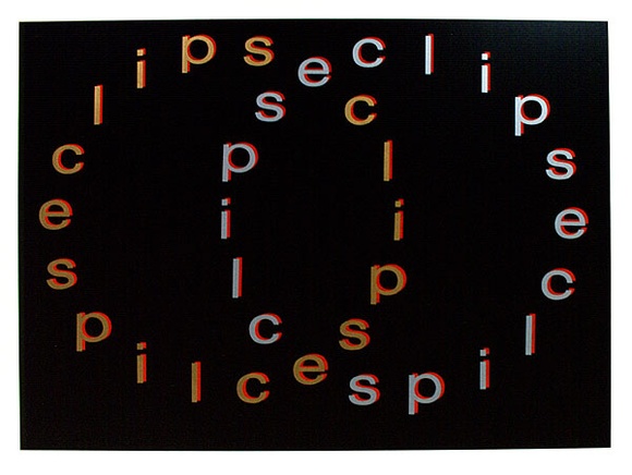 Artist: RIDDELL, Alan | Title: Eclipse III | Date: 1969 | Technique: screenprint, printed in colour, from multiple stencils