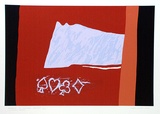 Artist: Wilson, Geoffrey. | Title: Battered by Mountain Country | Date: 1969 | Technique: screenprint, printed in colour, from five stencils