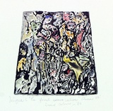 Artist: b'Shearer, Mitzi.' | Title: b'The forest came alive' | Date: 1984-88 | Technique: b'relief-etching, printed in black ink, from one plate: hand-coloured'