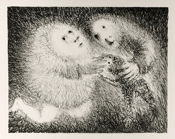 Artist: b'BOYD, Arthur' | Title: b'The gift of a lamb.' | Date: (1965) | Technique: b'lithograph, printed in black ink, from one plate' | Copyright: b'Reproduced with permission of Bundanon Trust' Artist: b'BOYD, Arthur' | Title: b'The gift of a lamb.' | Date: (1965) | Technique: b'lithograph, printed in black ink, from one plate' | Copyright: b'Reproduced with permission of Bundanon Trust'
