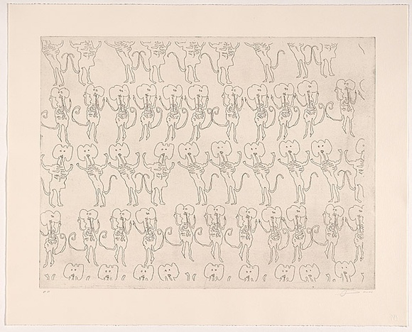 Artist: b'Rose, Jacqueline.' | Title: b'[Josephine]' | Date: 2001 | Technique: b'etching, printed in black ink, from one copper plate'