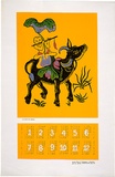 Artist: EARTHWORKS POSTER COLLECTIVE | Title: Calendar: Union of Vietnamese in Australia. | Date: 1976 | Technique: screenprint, printed in colour, from multiple stencils