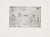 Artist: WALKER, Murray | Title: Innocent maiden. | Date: 1976 | Technique: etching, printed in black ink, from one plate
