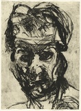 Artist: PARR, Mike | Title: Untitled Self-portraits 6. | Date: 1989