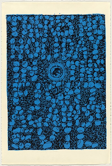 Artist: b'WORSTEAD, Paul' | Title: b'It is wisely written' | Date: 1988 | Technique: b'screenprint, printed in colour, from two stencils' | Copyright: b'This work appears on screen courtesy of the artist' Artist: b'WORSTEAD, Paul' | Title: b'It is wisely written' | Date: 1988 | Technique: b'screenprint, printed in colour, from two stencils' | Copyright: b'This work appears on screen courtesy of the artist'