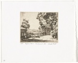 Artist: PLATT, Austin | Title: Bygone Farm Richmond | Date: 1937 | Technique: etching, printed in black ink, from one plate