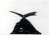 Artist: Roberts, Neil. | Title: Eruptions 25 | Date: 1991 | Technique: pigment-transfer, printed in brown ink, from one bitumen paper plate