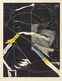 Artist: Marsden, David | Title: New garden | Date: 1985 | Technique: woodcut, printed in colour, from multiple blocks