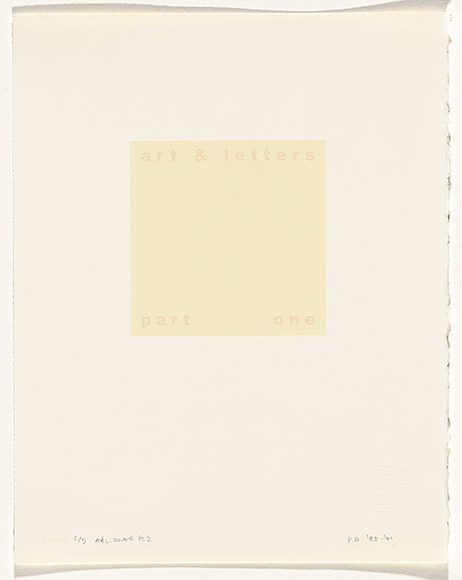 Artist: b'Burgess, Peter.' | Title: b'title page.' | Date: 2001 | Technique: b'computer generated inkjet prints, printed in colour, from digital files' Artist: b'Burgess, Peter.' | Title: b'title page.' | Date: 2001 | Technique: b'computer generated inkjet prints, printed in colour, from digital files'