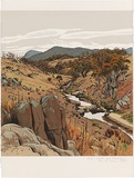 Artist: ROSE, David | Title: Creek near Jindabyne | Date: 1995 | Technique: screenprint, printed in colour, from multiple screens