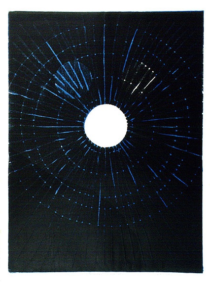 Artist: Buckley, Sue. | Title: Blindness - it grows dark. | Date: 1972 | Technique: woodcut, printed in colour, from multiple blocks | Copyright: This work appears on screen courtesy of Sue Buckley and her sister Jean Hanrahan