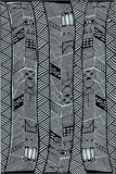 Artist: b'Kantilla, Osmond.' | Title: b'Wrapping paper: Pumpuni' | Date: 1986 | Technique: b'screenprint, printed in colour, from three stencils'