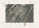 Artist: MEYER, Bill | Title: Yerushalayim Shel Zahav [Jerusalem of gold]. | Date: 1981 | Technique: screenprint, printed in five colours, from four screens | Copyright: © Bill Meyer