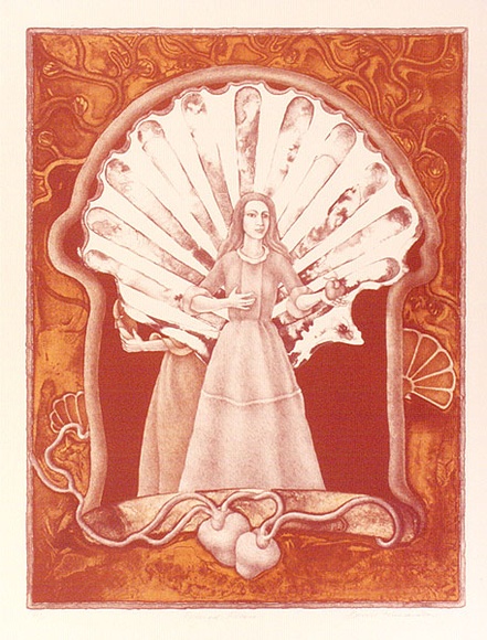 Artist: b'RICHARDSON, Berris' | Title: b'Altered alcove' | Date: 1981 | Technique: b'lithograph, printed in colour, from two stones' Artist: b'RICHARDSON, Berris' | Title: b'Altered alcove' | Date: 1981 | Technique: b'lithograph, printed in colour, from two stones'