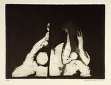 Artist: BALDESSIN, George | Title: not titled. | Date: 1965 | Technique: etching and aquatint, printed in black ink, from one plate