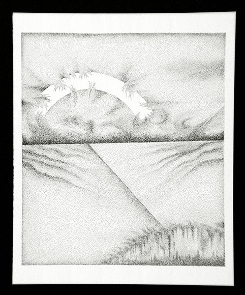 Artist: b'Jenkins, Bruce.' | Title: bGreeting card: Vision 'Big Leap Graphics': greeting card and envelope. | Date: 1980 | Technique: b'offset-lithograph, printed in black ink' Artist: b'Jenkins, Bruce.' | Title: bGreeting card: Vision 'Big Leap Graphics': greeting card and envelope. | Date: 1980 | Technique: b'offset-lithograph, printed in black ink'