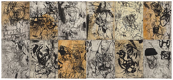 Artist: b'PARR, Mike' | Title: b'Polish mud' | Date: 1995 | Technique: b'drypoint and lift-ground aquatints, printed in colour, each from 2 copper plates'