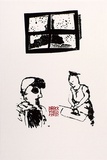 Artist: Sparke, Franki. | Title: Poster: The Backyard Project. | Date: 1989 | Technique: screenprint