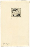 Artist: WALKER, Murray | Title: Little Benjamin | Date: 1965 | Technique: etching, printed in black ink, from one plate