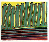 Artist: b'Pike, Jimmy.' | Title: b'Jilji grass and flowers' | Date: 1986 | Technique: b'screenprint, printed in colour, from multiple stencils'