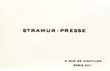 Artist: STRAMUR-PRESSE | Title: Stramur - Presse.