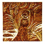 Artist: SHEARER, Mitzi | Title: The New Testament | Date: 1977 | Technique: linocut, printed in colour, from four blocks